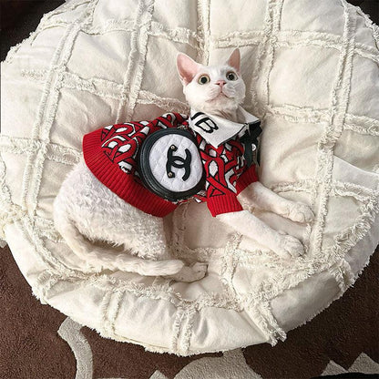 Academy Warm Hairless Cat Sweater Clothes