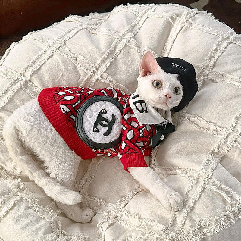Academy Warm Hairless Cat Sweater Clothes