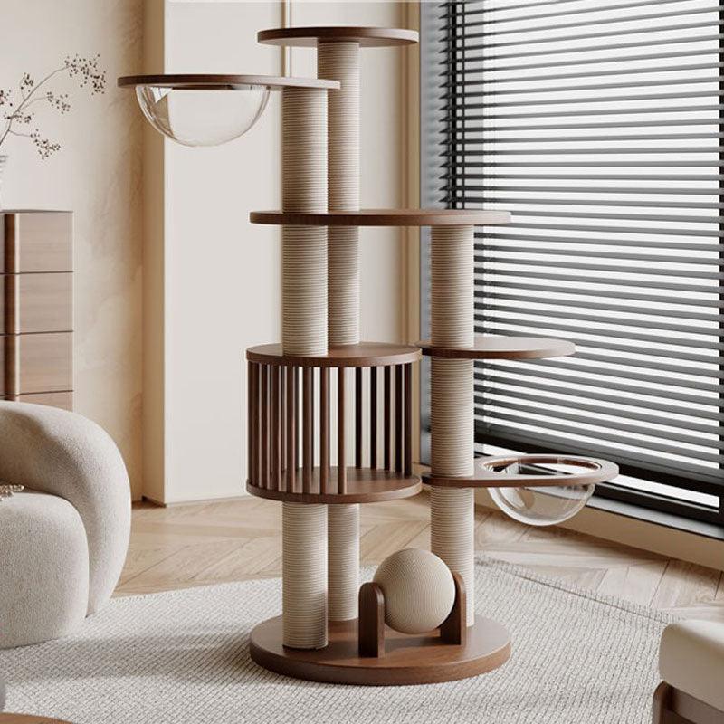 Aerial Pavilion  Wooden Cat Tree