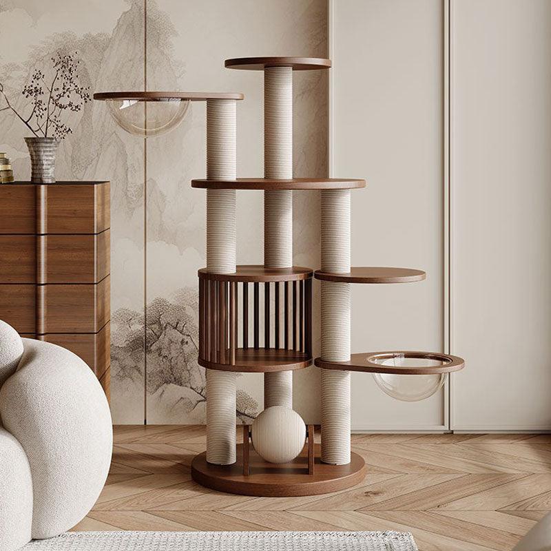 Aerial Pavilion  Wooden Cat Tree