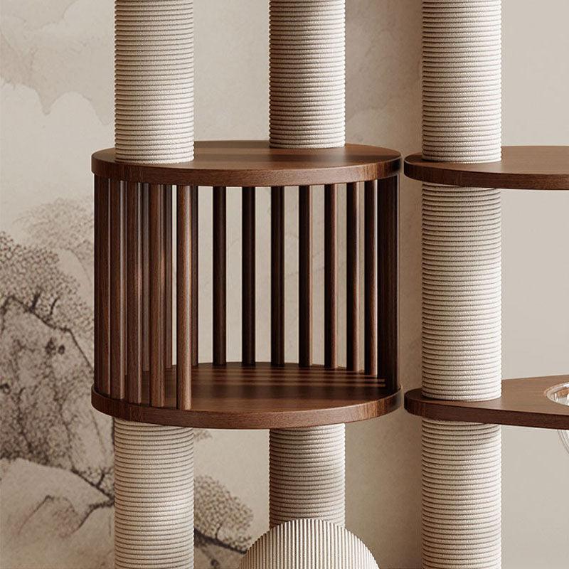 Aerial Pavilion  Wooden Cat Tree