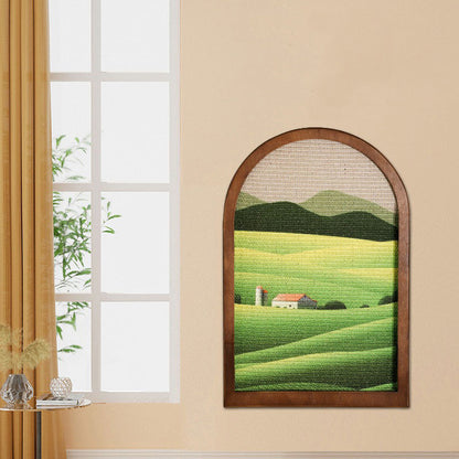 Artistic Window Frame Cat Scratcher