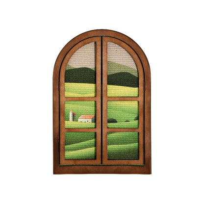 Artistic Window Frame Cat Scratcher