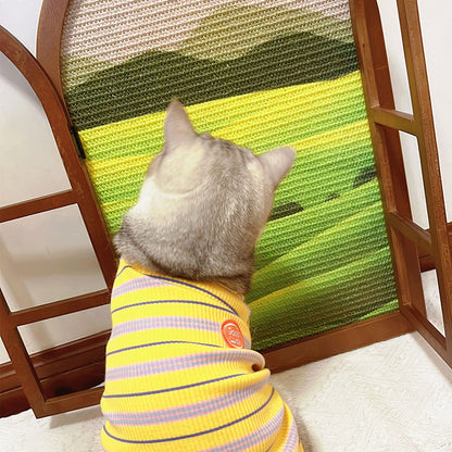 Artistic Window Frame Cat Scratcher