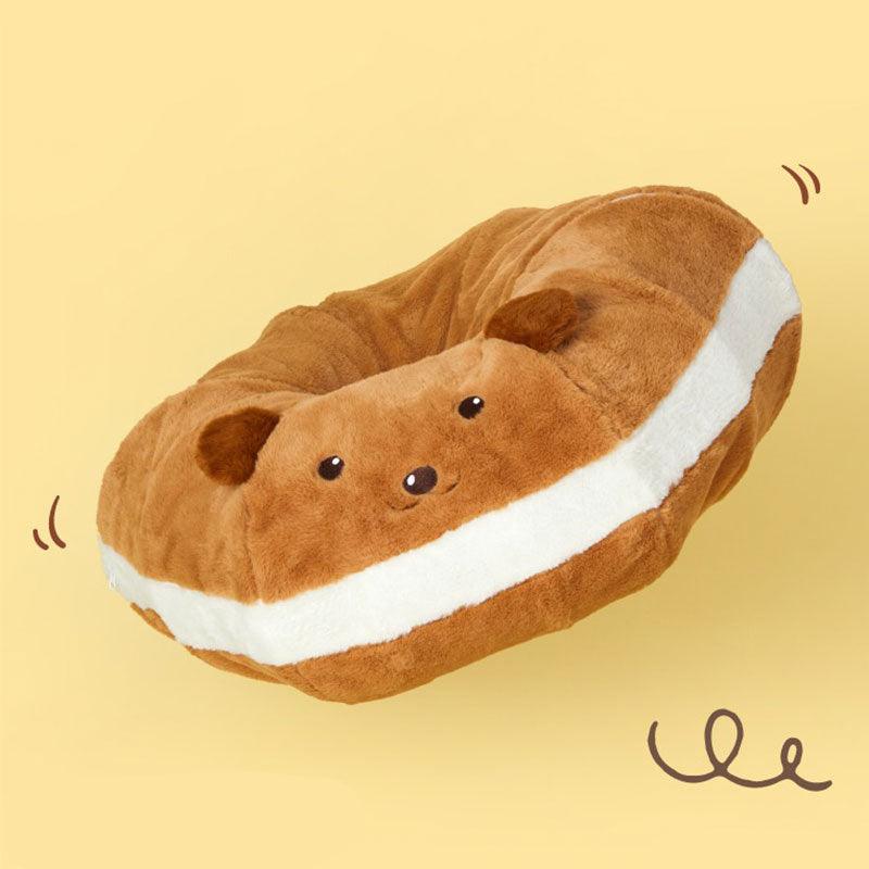 Bear Warm Cat Tunnel Foldable Cat Bed