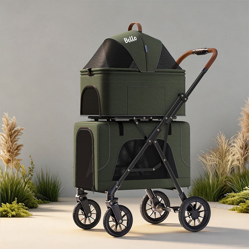 Detachable Double Stroller Cat Carrier for Two Cats – MEWCATS