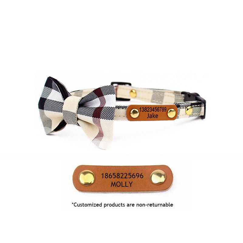 British Style Gentleman Cat Collar