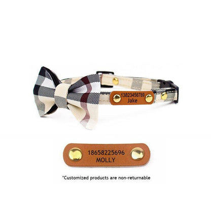 British Style Gentleman Cat Collar