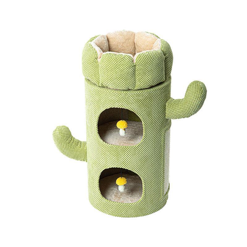 Cactus Cat Climbing Frame Tree with Nest