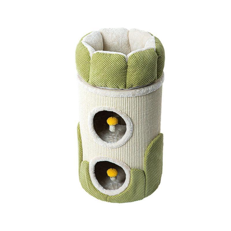 Cactus Cat Climbing Frame Tree with Nest