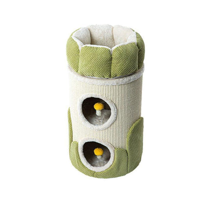 Cactus Cat Climbing Frame Tree with Nest