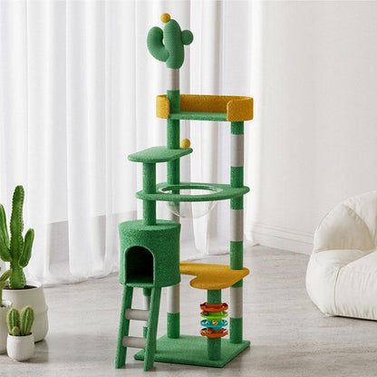 Cactus Cat Climbing Frame Tall Tower 4 Style Kitty Tree