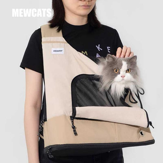 Casual Shoulder Front Pack Cat Carrier Tote Bag