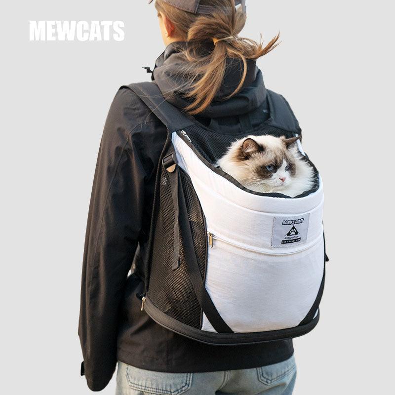Cat Carrier Front Pack Pet Travel Backpack – MEWCATS