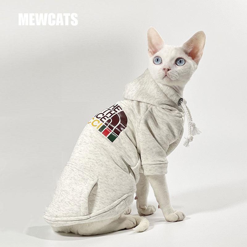 Cat Clothes Sphynx Hairless Cat Hoodie