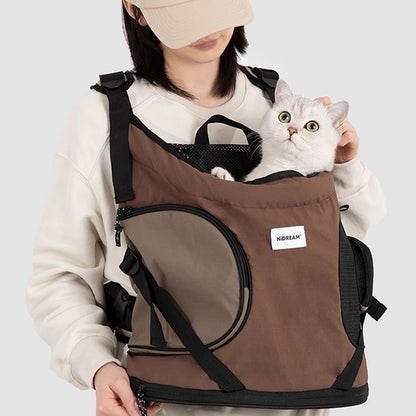 Cat Carrier Front Pack 3 Color Kitty Travel Backpack
