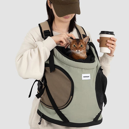 Cat Carrier Front Pack 3 Color Kitty Travel Backpack