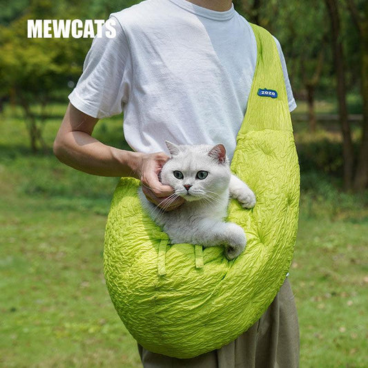 Cat Sling Bag Outdoor Portable Tote 2 Color Handbag