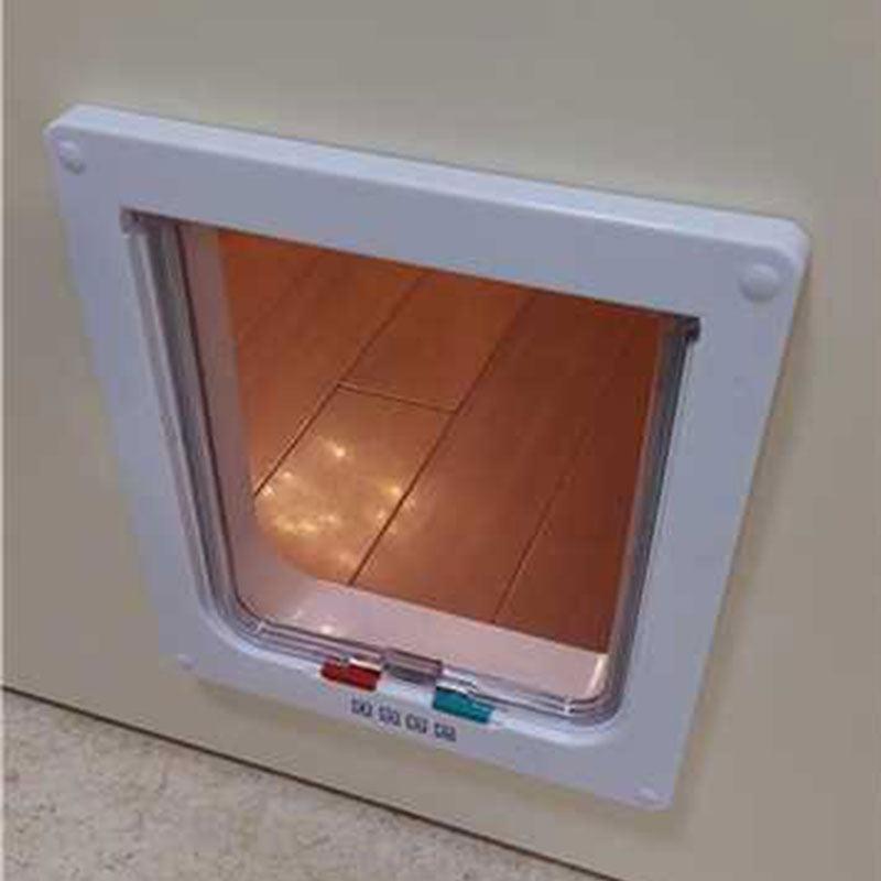 Cat door with window Free access