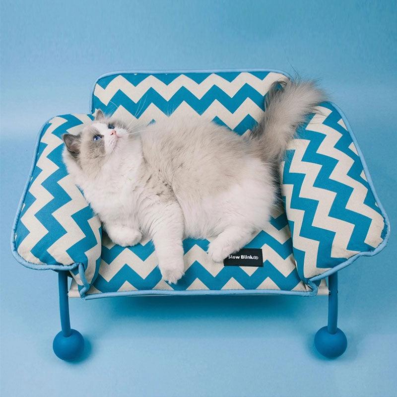 Christmas Pet Sofa Chair Cat Elevated Bed