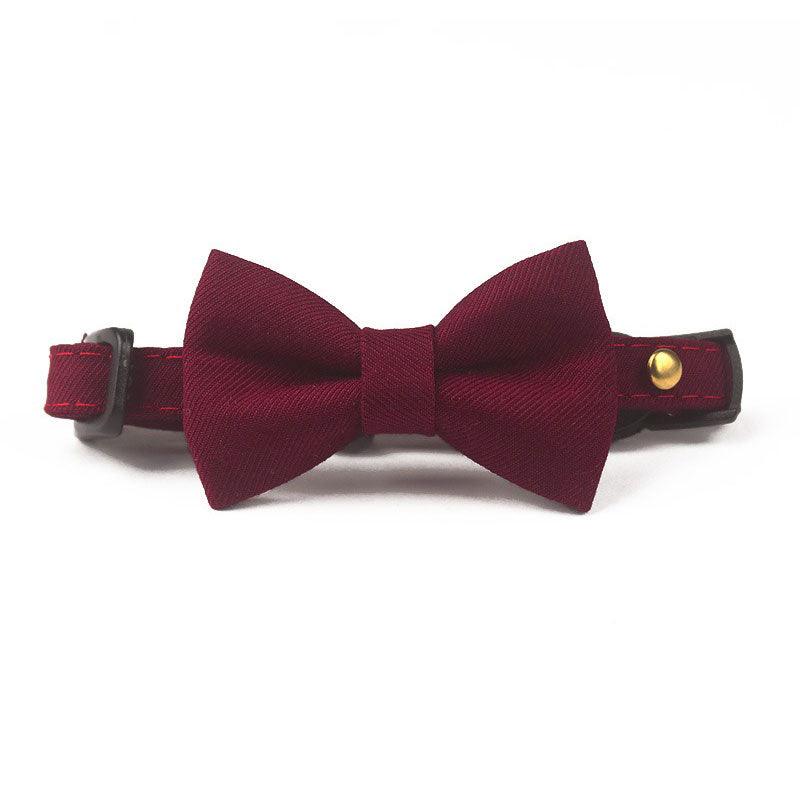 Classic Suit Bow Cat Collar