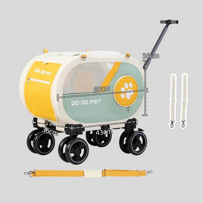 Clear View Cat Trolley Carrier for Easy Travel