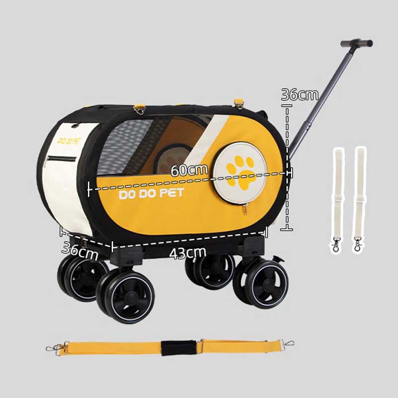 Clear View Cat Trolley Carrier for Easy Travel