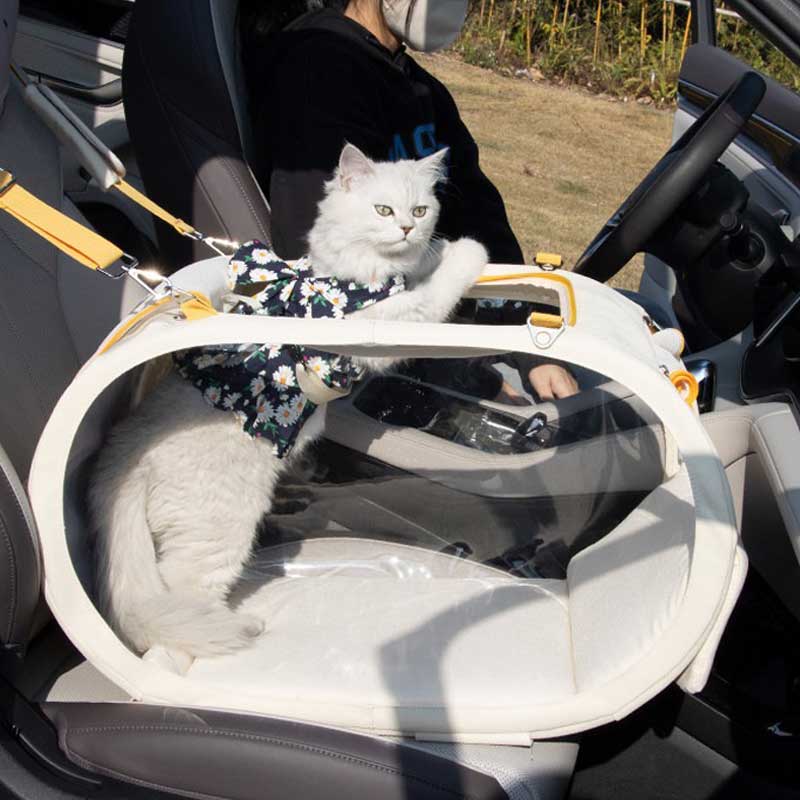 Clear View Cat Trolley Carrier for Easy Travel