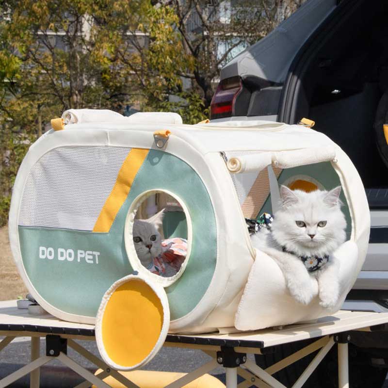 Clear View Cat Trolley Carrier for Easy Travel