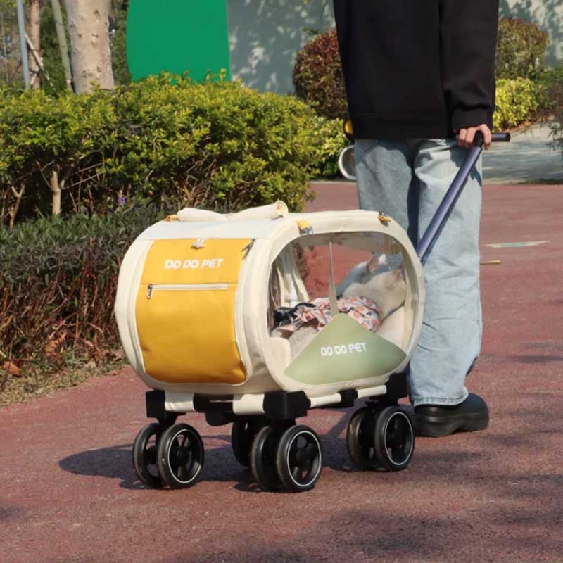 Clear View Cat Trolley Carrier for Easy Travel
