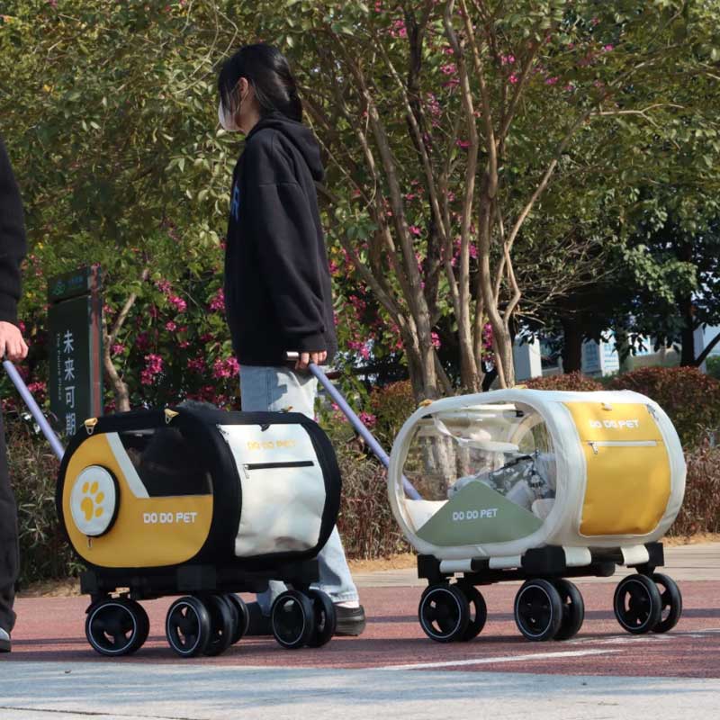 Clear View Cat Trolley Carrier for Easy Travel