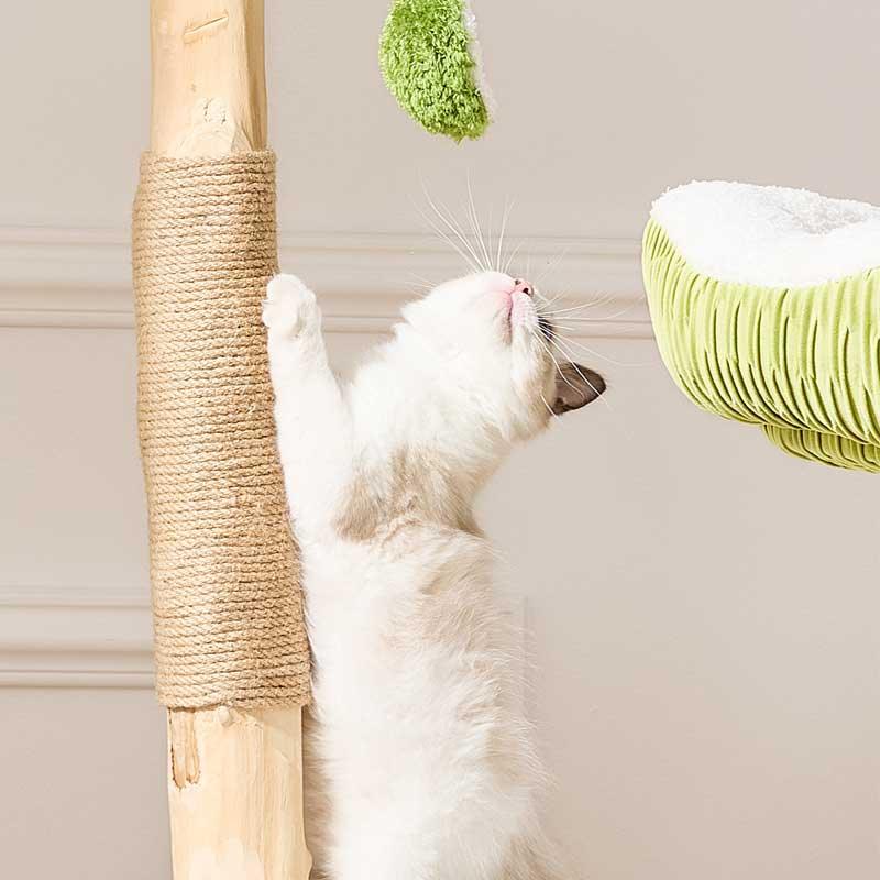 Coconut Grove Solid Wood Cat Climbing Tree – MEWCATS