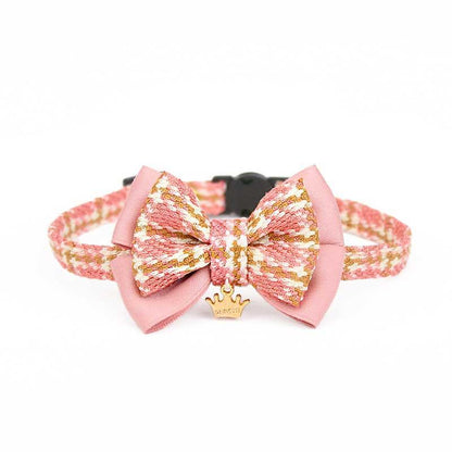 College Style Bow Cat Collar