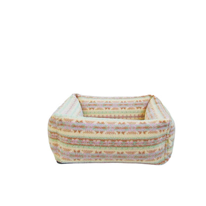 Colorful Plaid Warm Cat Couch Bed