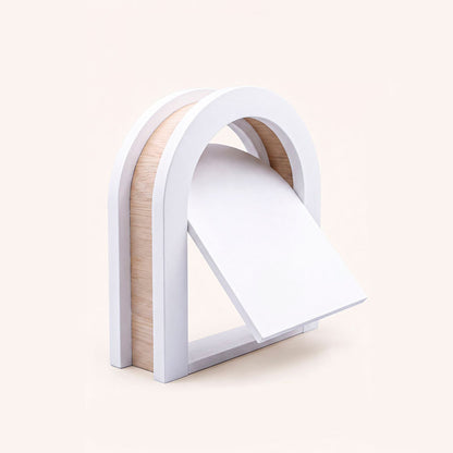 Custom Eucalyptus Plywood Flip-Style Cat Door