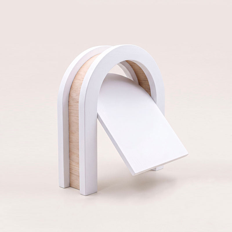 Custom Eucalyptus Plywood Flip-Style Cat Door