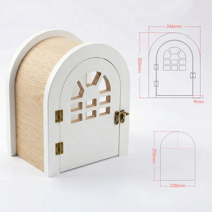 Custom Solid Wood Cat Door for Walls & Doors