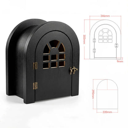 Custom Solid Wood Cat Door for Walls & Doors