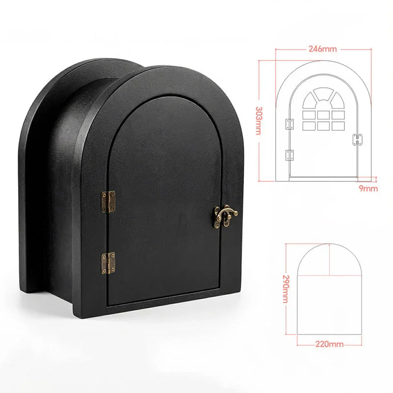 Custom Solid Wood Cat Door for Walls & Doors