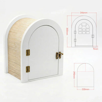 Custom Solid Wood Cat Door for Walls & Doors