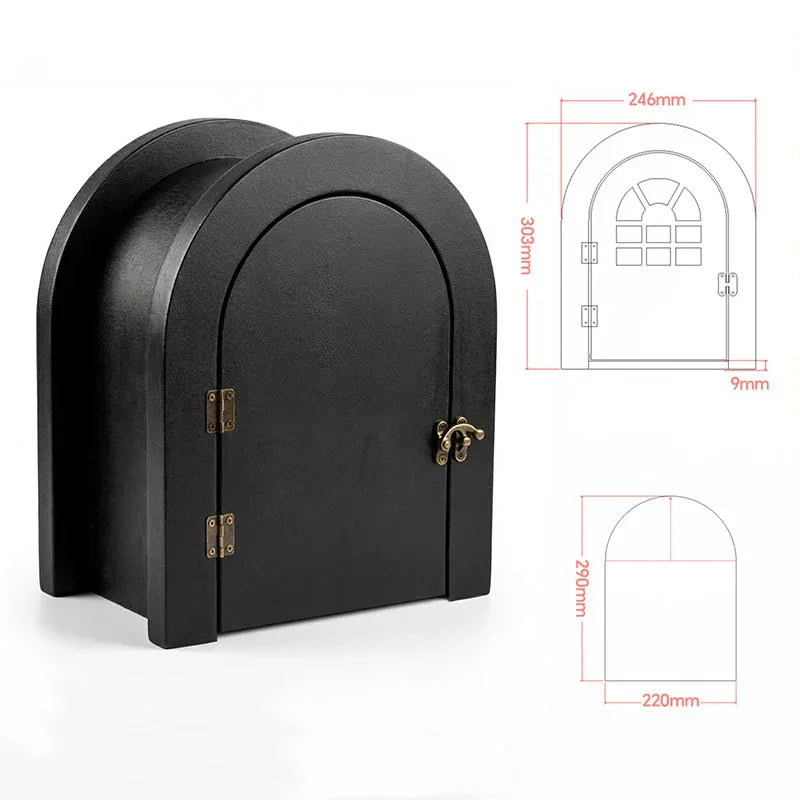 Custom Solid Wood Cat Door for Walls & Doors