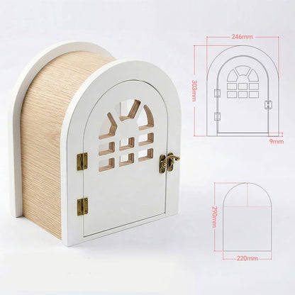 Custom Solid Wood Cat Door for Walls & Doors