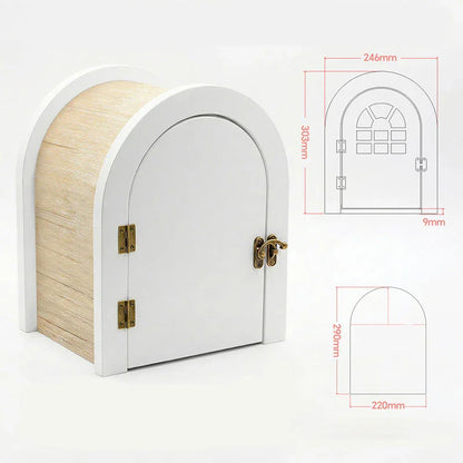 Custom Solid Wood Cat Door for Walls & Doors