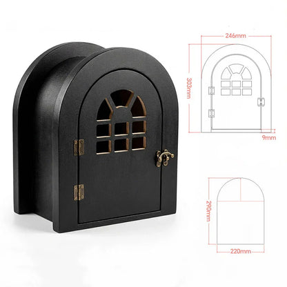 Custom Solid Wood Cat Door for Walls & Doors