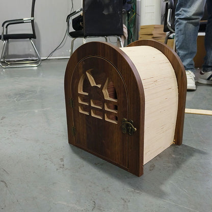 Custom Birch Plywood Cat Door for Walls & Doors