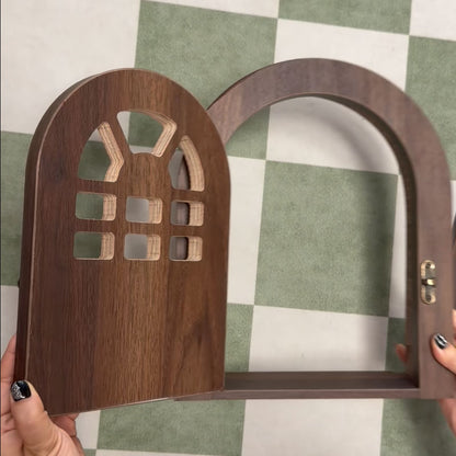 Custom Birch Plywood Cat Door for Walls & Doors