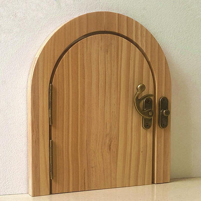 Customized Solid Wood Cat Door with Window