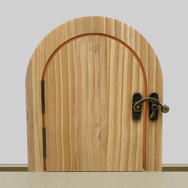 Customized Solid Wood Cat Door with Window