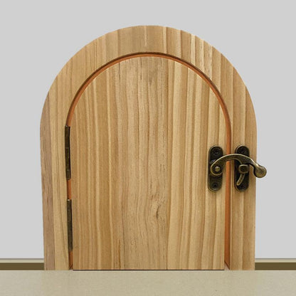Customized Solid Wood Cat Door with Window