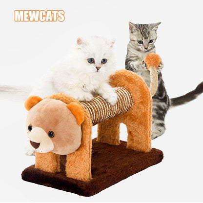 Cute Animal Cat Scratching Post for Kittens
